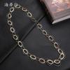 New Gold Irregular Ring Multi-layer Necklace, Personalized Fashion Versatile Femininity Sweater Chain