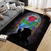 1pc Beauty and the Beast Pattern Carpet Area Rug Non-slip Carpet Hand Washable Floor Mat Suitable For Living Room Bedroom Home Decor Room De