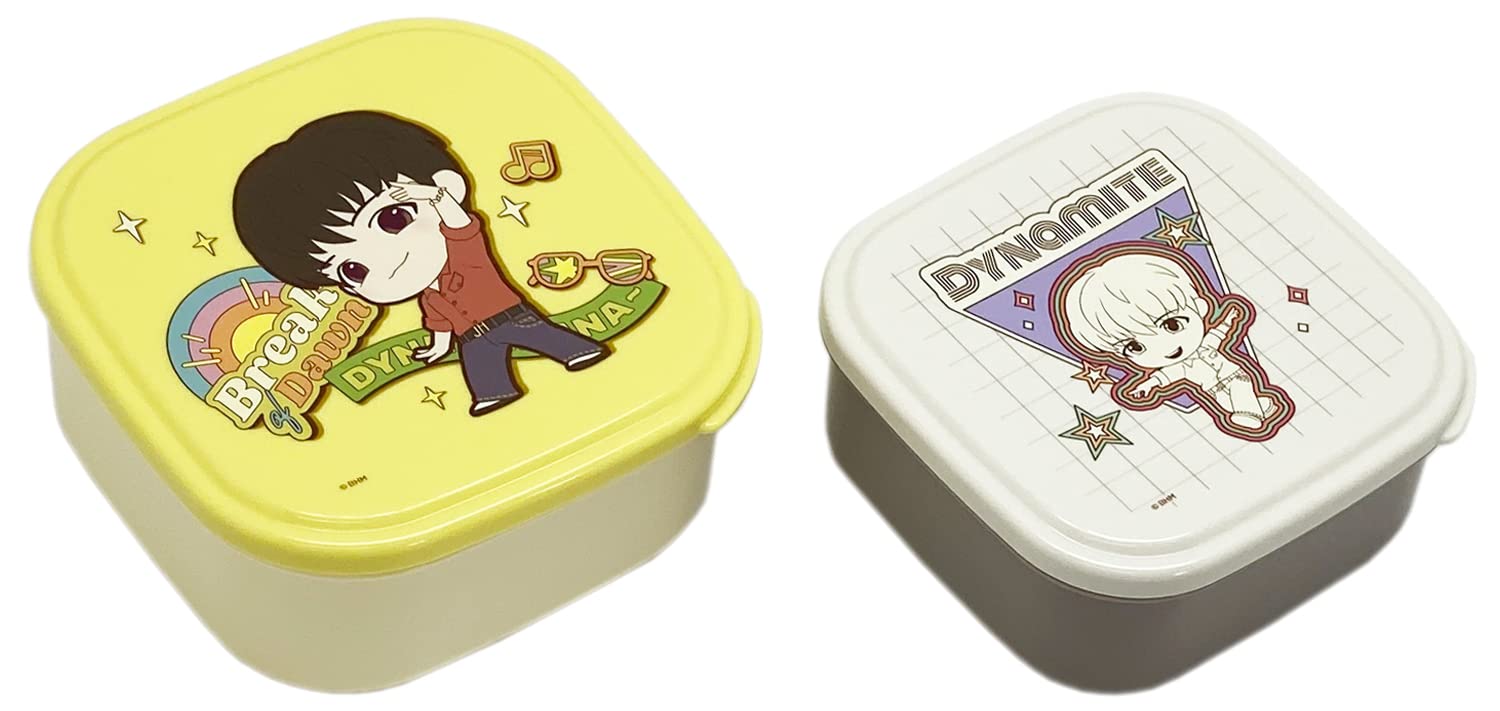 

DYNAMITE TinyTAN Sealable Container Set of j Hope Pattern 2, SSP-22, [Y]