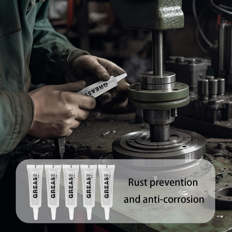 5pcs Lubricating Oil Bearing Lubrication Car Gear Valves Chain Reel Butter Oil And Reel Care Grease Repair Maintenance Cleaner