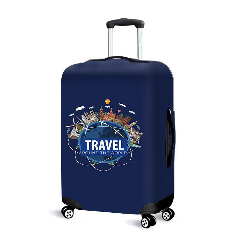 

Міцний однотонний еластичний чохол для багажу: Потовщений, Зносостійкий, Пилозахищений для Валіз 26-28 inches (L)