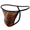 Thong JOCKMAIL One Size Specification Fashion Leopard Print Sexy Low Waisted Men's G-string Underwear Everyday Casual Sport T-back Club Underpants