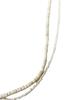 Sk8Er Rock Shell Double Chain Necklace (Ivory)