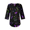 Womens T Shirts 3/4 Sleeve Shirts Solid Color Pullover Summer Spring Tops Blouses