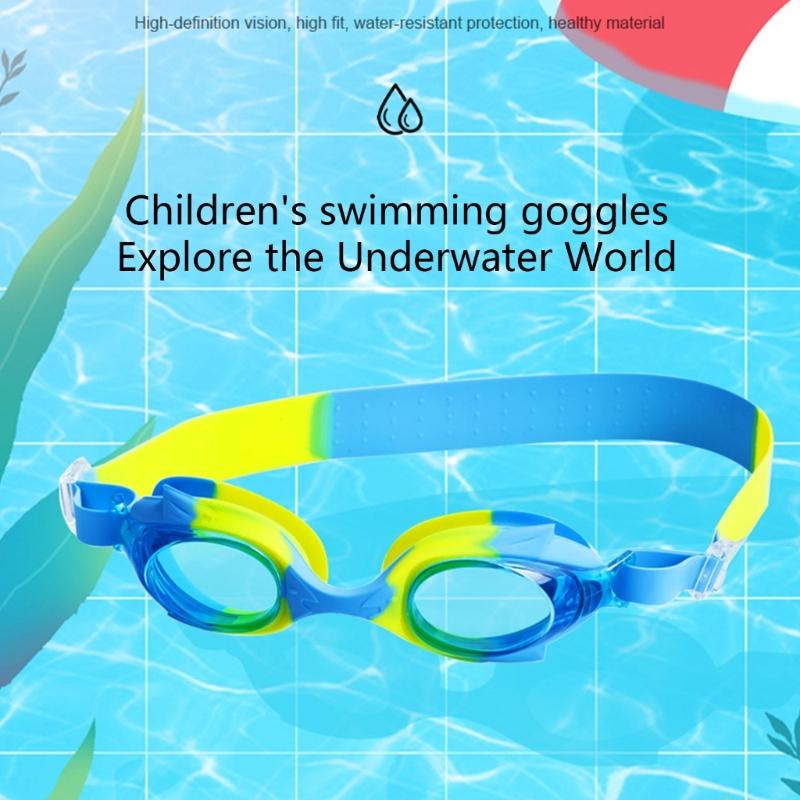 Kid Swimming Goggles Anti Fog Swim Goggles Quick Adjustable Strap Children Goggles High-definition Vision Swim Goggles