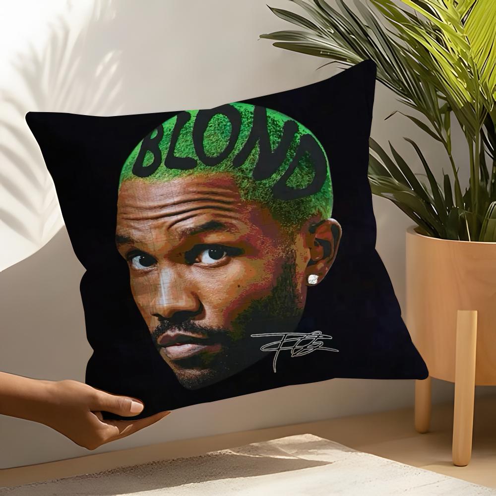 Singer F-Frank Ocean Pillow Case Linen Cushion Covers For Decorative Sofa Home Pillows Case Car Chair Pillows Cases
