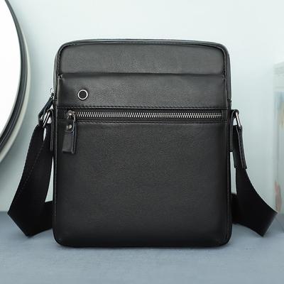 New Leather Shoulder Bag, Men's Waterproof Shoulder Bag, Large Capacity Crossbody Bag