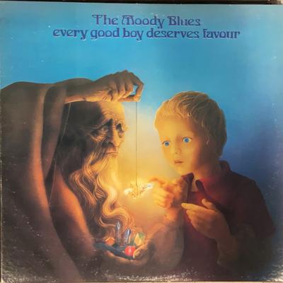 LP Record MOODY BLUES - Every Good Boy Deserves Favour 8201601 THRESHOLD US Rock Used