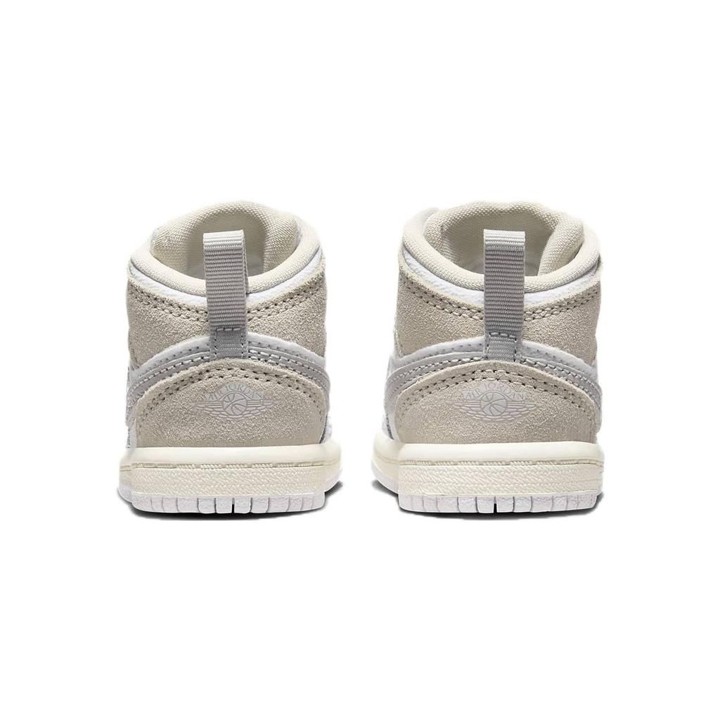 Air Jordan 1 Mid SE Craft TD Inside Out - White Sail Baby Sneakers Cream Light-Orewood-Brown Tech-Grey FB9140-120