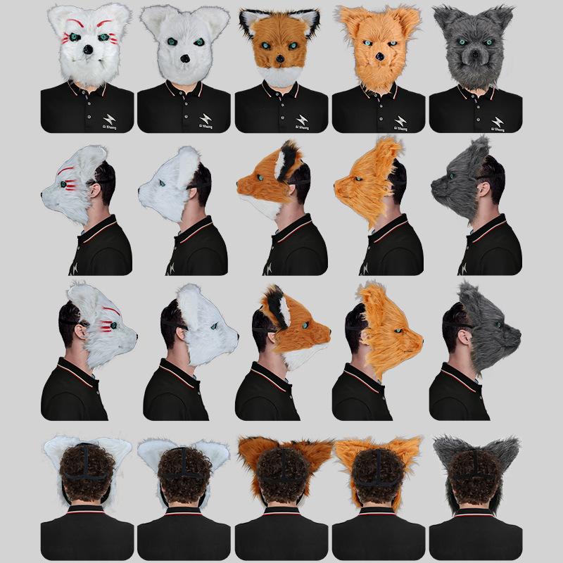 Open Stylish Mouth Wolf Face Mask Ideal For Halloween And Various Events Celebration