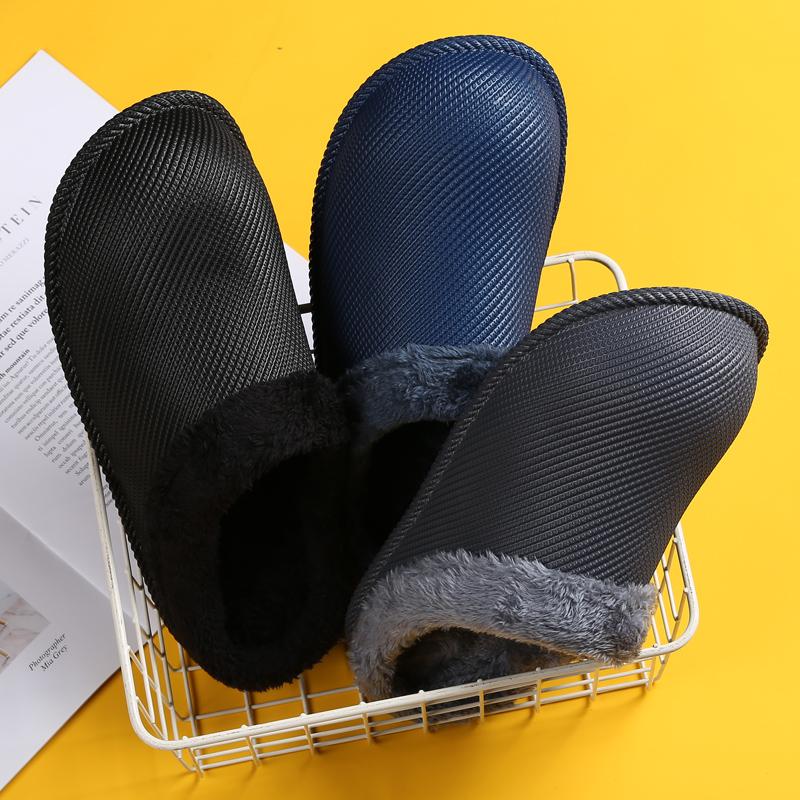 Fashion Wintes Men Shoes Quick Dry Clogs Casual Garden Shoes Warm Plush Sandals Couple Antiskid Home Slippers For Women Floor Shoes