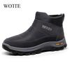 Men Shoes New Boots Men Winter Snow Boots Casual Men Winter Boots Outdoor Sneakers Furry Warm Male Shoe Waterproof Work Shoes