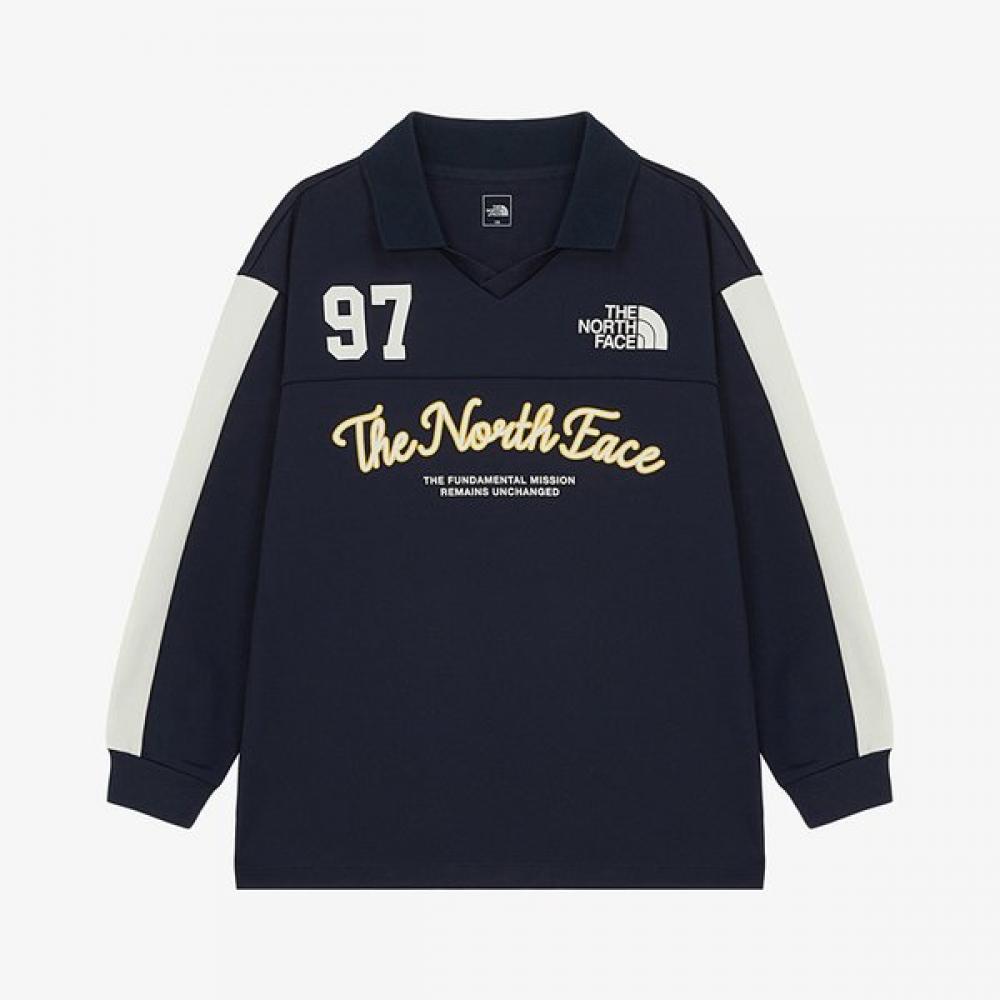 

The North Face Kids Stadium Long Sleeve Tee Navy Nt7tr53v NAVY/140