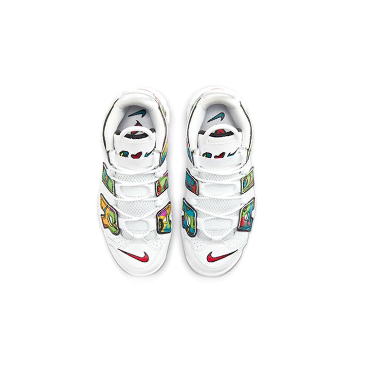 New Nike Air More Uptempo Peace, Love, Swoosh GS DM8155-100