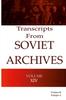 Cartea Transcripts from the Soviet Archives VOLUME XIV1934