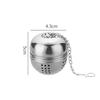 SHULLIN 4-Piece Ball-Shaped Tea Strainer, Stainless Steel Tea Strainer for Barley Tea, Brewing, Tea Leaf Filtering, Tea Infuser, Tea Filter, Tea