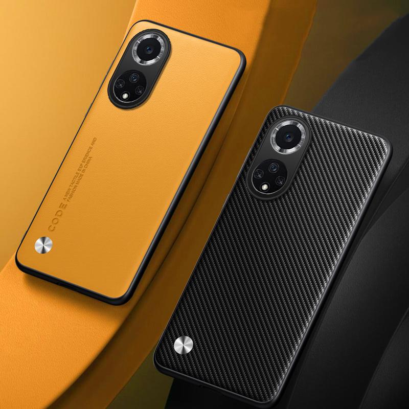 Capa de Couro PU de Luxo Para Honor 50 Capa Traseira Silicone Fosco À Prova de Choque Proteção Completa Capa de Telefone Para Honor 50 Honor50 Coque