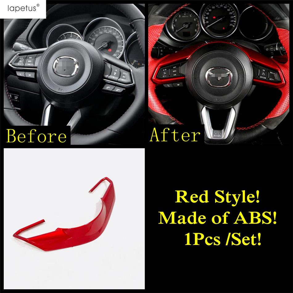 Predná spodná mriežka / Volant / Hlavica radiacej páky / Kryt čítacieho svetla Červené príslušenstvo pre Mazda CX-5 CX5 2017 - 2024