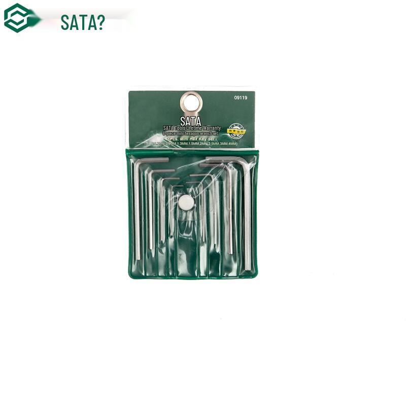 SATA 09119 8-Piece Mini Hex Key Set 8-piece mini set