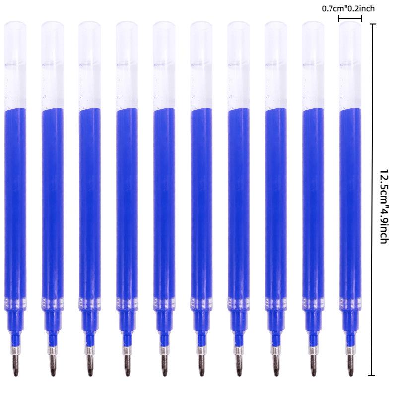 Extra Thick Heat Erasable Pen with Refills for Clothing and Leather Crafting.