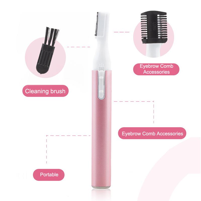 Electric Eyebrow Trimmer Mini Shaver Hair Remover Facial Shaver Hair Remover Facial And Neck Blur Lips Body Arms And Legs