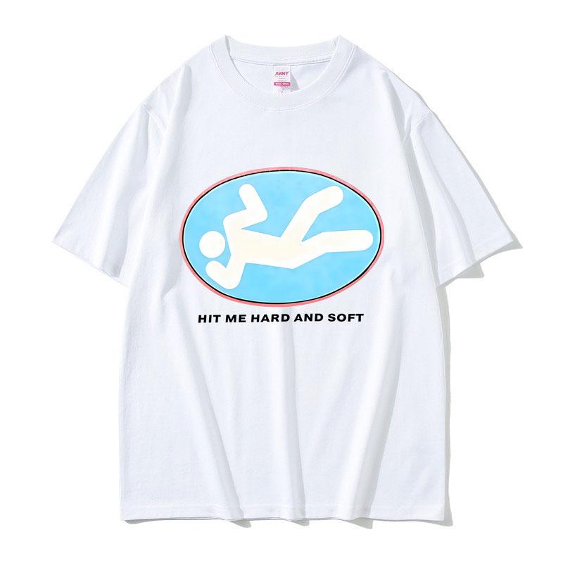 Hit Me Hard and Soft Tour T Shirts Men Fashion Pop Music Short Sleeve Tshirts Casual Cotton Oversized Tshirt Streetwear