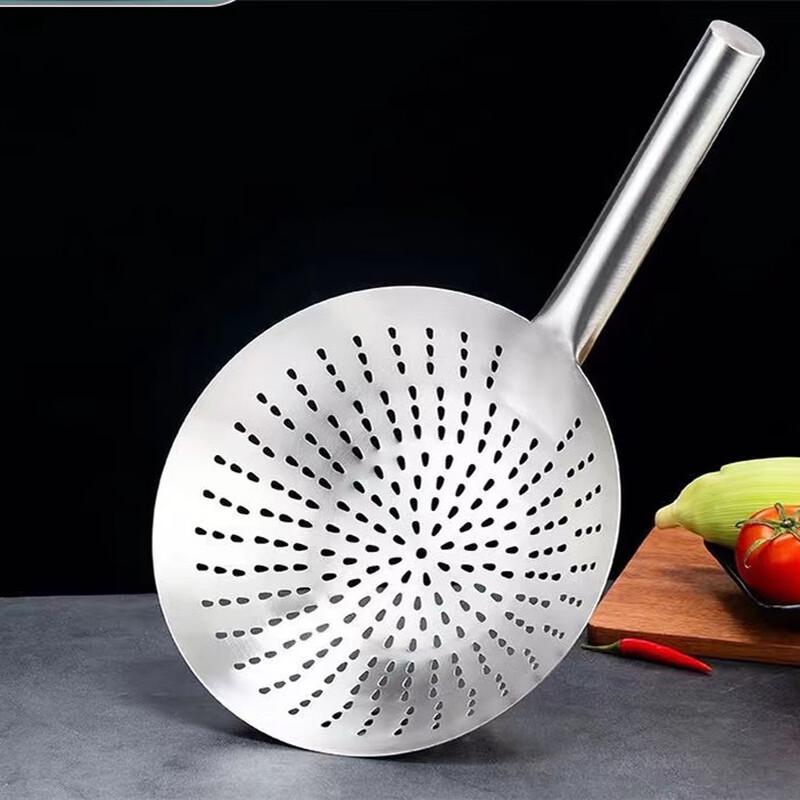

Large Stainless Steel Deep Frying Skimmer