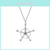 Bleach Ichigo Kurosaki Collier Pendentif Avec Chaîne Vague d'Eau Pour Fans d'Anime Cosplay