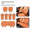 Luxury Nappa Leather Non-Slip Car Seat Cushions for Five-Seater - Thickened Design for Front and Rear Seats