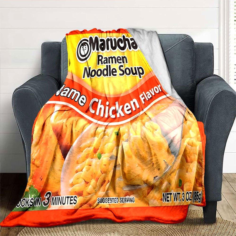 Maruchan Chicken Flavor Ramen Noodle Soup Home Customize Your Name Blankets Comfortable Soft Lightweight Blanket For All Seasons Perfect For Picnics