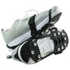 Crampones de 10 dientes para exteriores, cubierta antideslizante para zapatos de nieve, picos para zapatos de nieve resistentes al desgaste para hielo y nieve
