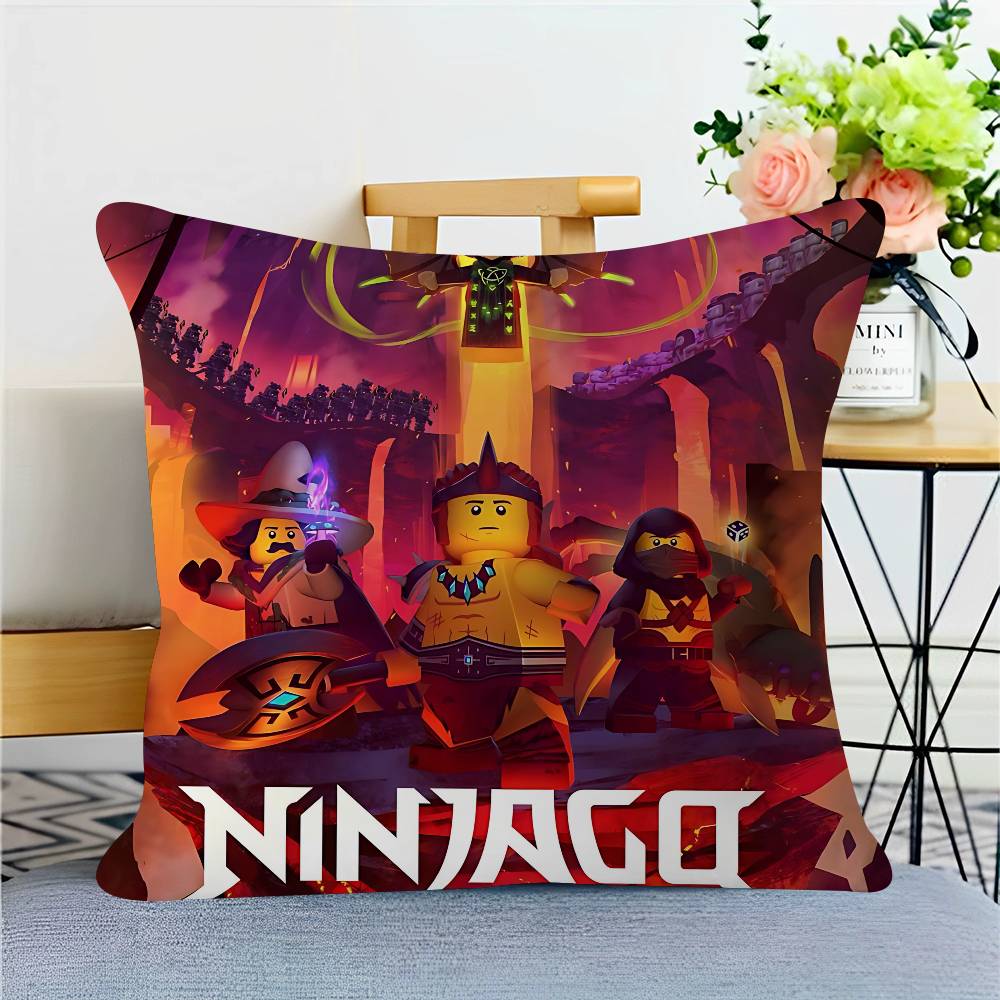 

Мультяшна N-Ninjago Подушка Подарунки Домашній Офіс Меблі Спальня Диван Автомобіль Наволочка Чохол 45x45см 24x24Inch