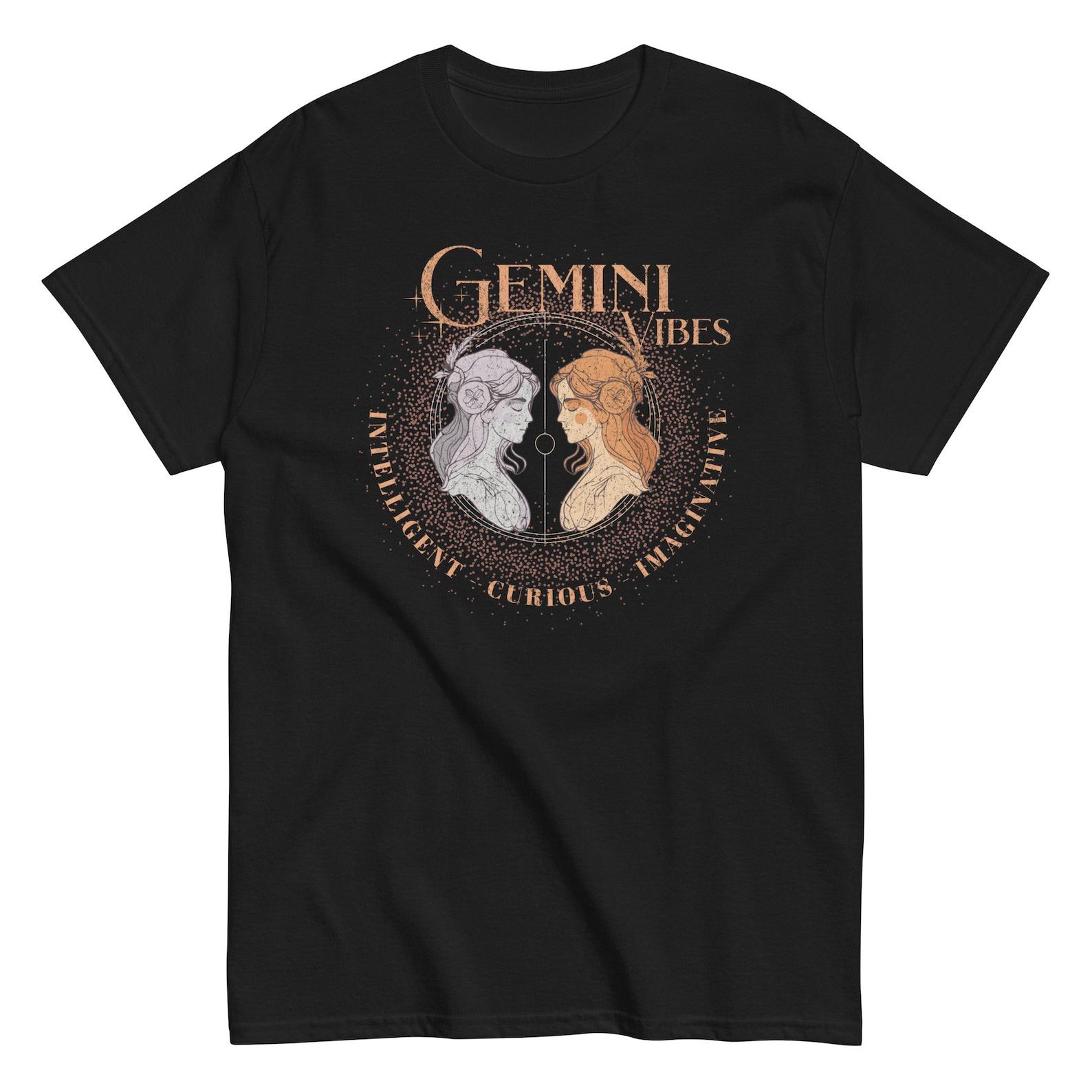 Gemini Vibes Astrology Shirt, Zodiac Shirt, Gemini Gift M