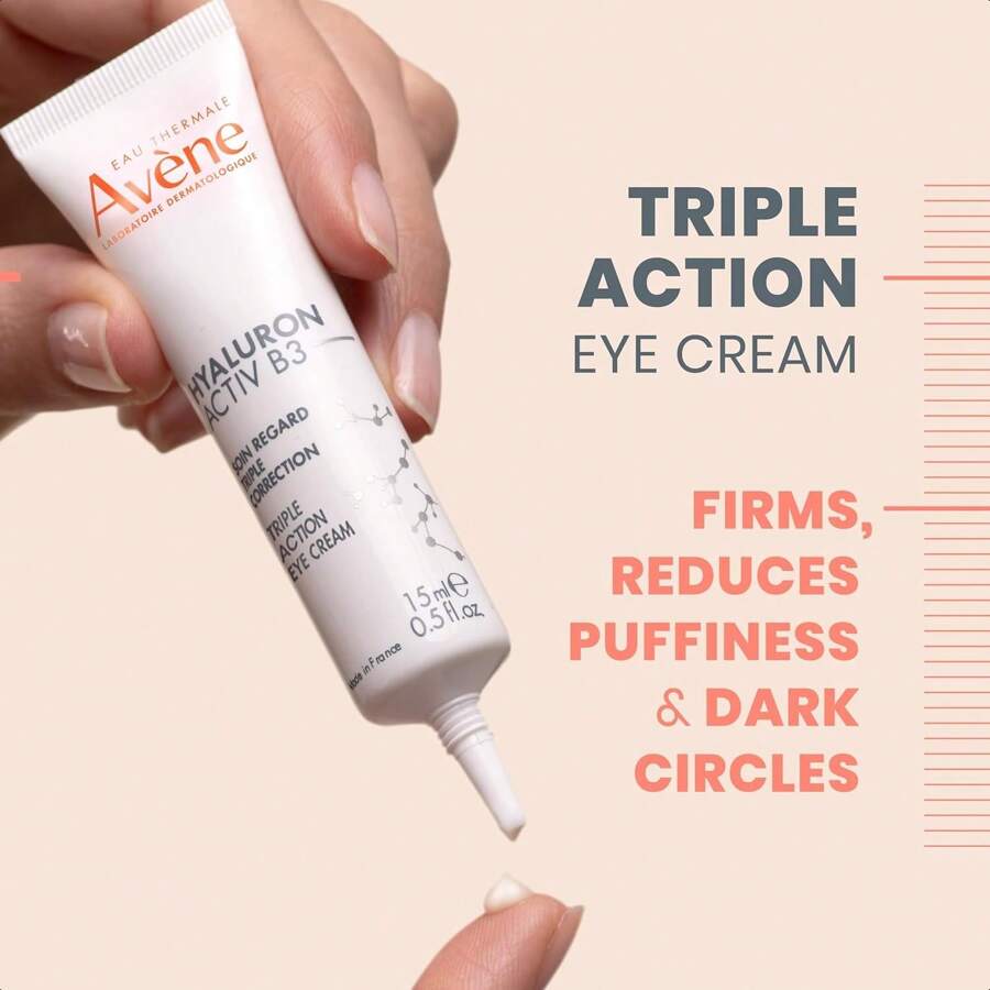 Avene Hyaluron Activ B3 Triple Correction Eye Cream, 15ml