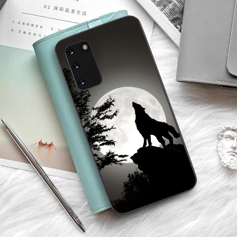

Animal The Wolf Howl Phone Case For Samsung S 9 10 20 21 22 23 30 23 24 Plus Lite Ultra FE S10lite Fundas Samsung S24 ULTRA