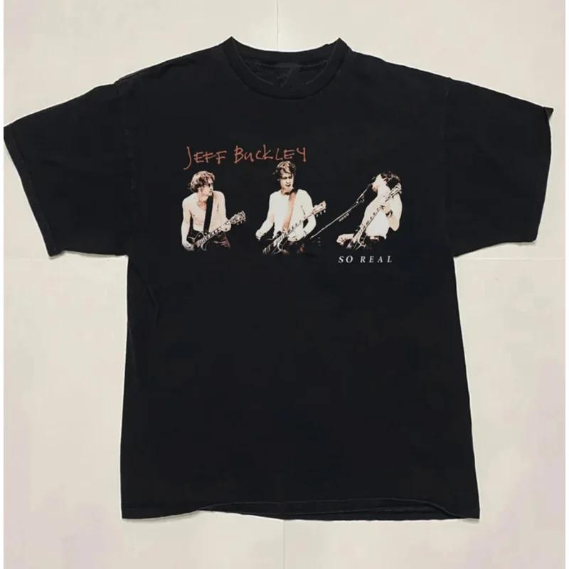 

NEW LISTING1994 Jeff Buckley So Real Unisex Black T-shirt S-4XL NL2250 5XL різнокольоровий