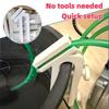 Space-Saving Edge Clip Hose Holder for Secure Water Storage In Gardens