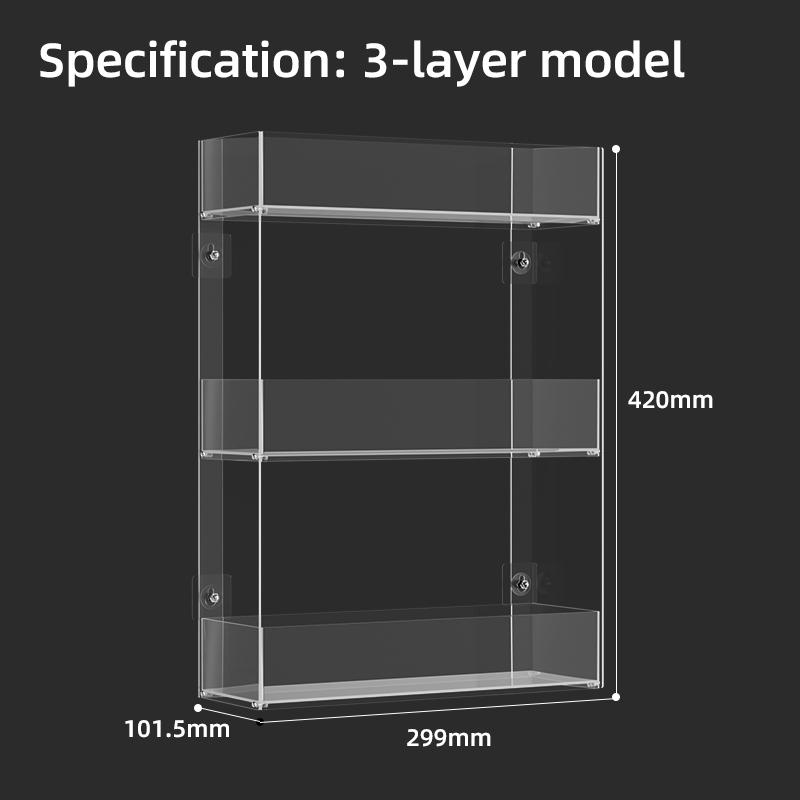 Wall-mounted Storage Rack Convenience Store Supermarket Display Stand Cigarette Display Cabinet Household Bathroom Storage Rack
