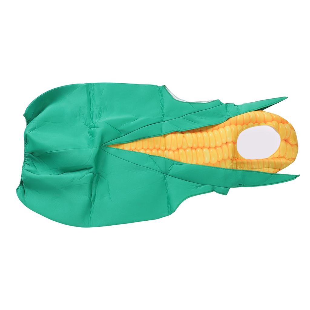 Corn Costume Funny Unisex Adult Food Costume with Open Face Arm Holes for Holiday Parties Dress Up Parties