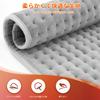Electric Heated Mat, Single-person, Mini Heated Carpet, 40x76cm, with Timer Function, 10 Temperature Settings, Fast Heating, Overheat Prevention, Ener