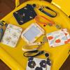 [2025] Wpc. Patterns Synthetic Leather Print Pass Case with Reel, Leopard & Tiger Navy, W168-393-204