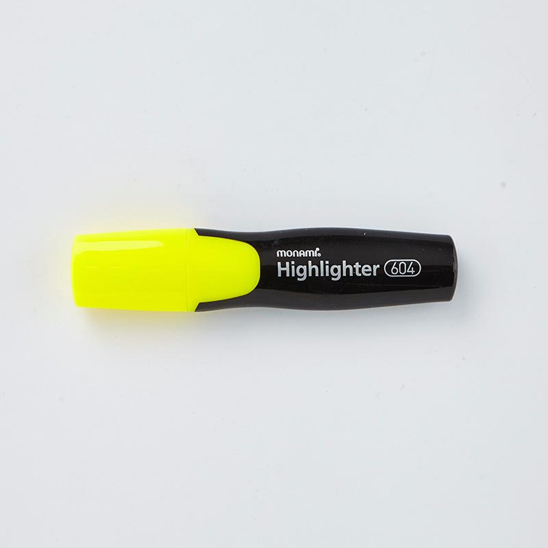 

Monami 604 Fluorescent Highlighter Pen - Eye Protection For Students, Model 6020 Chisel Tip