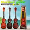 Children's Educational Wood Grain Ukulele with Steel Strings