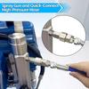 2Pcs Universal 360 Quick Connector Adapters Airless Straight Hose Swivels Connector For Easy Connection And Enhances Flexibility