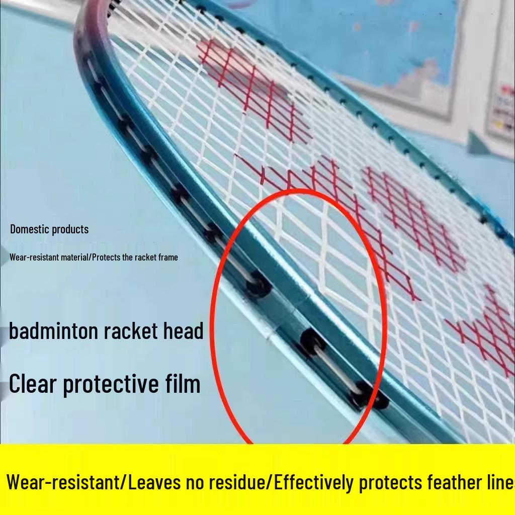 New Arrival: Transparent Badminton Racket Edge Protective Stickers