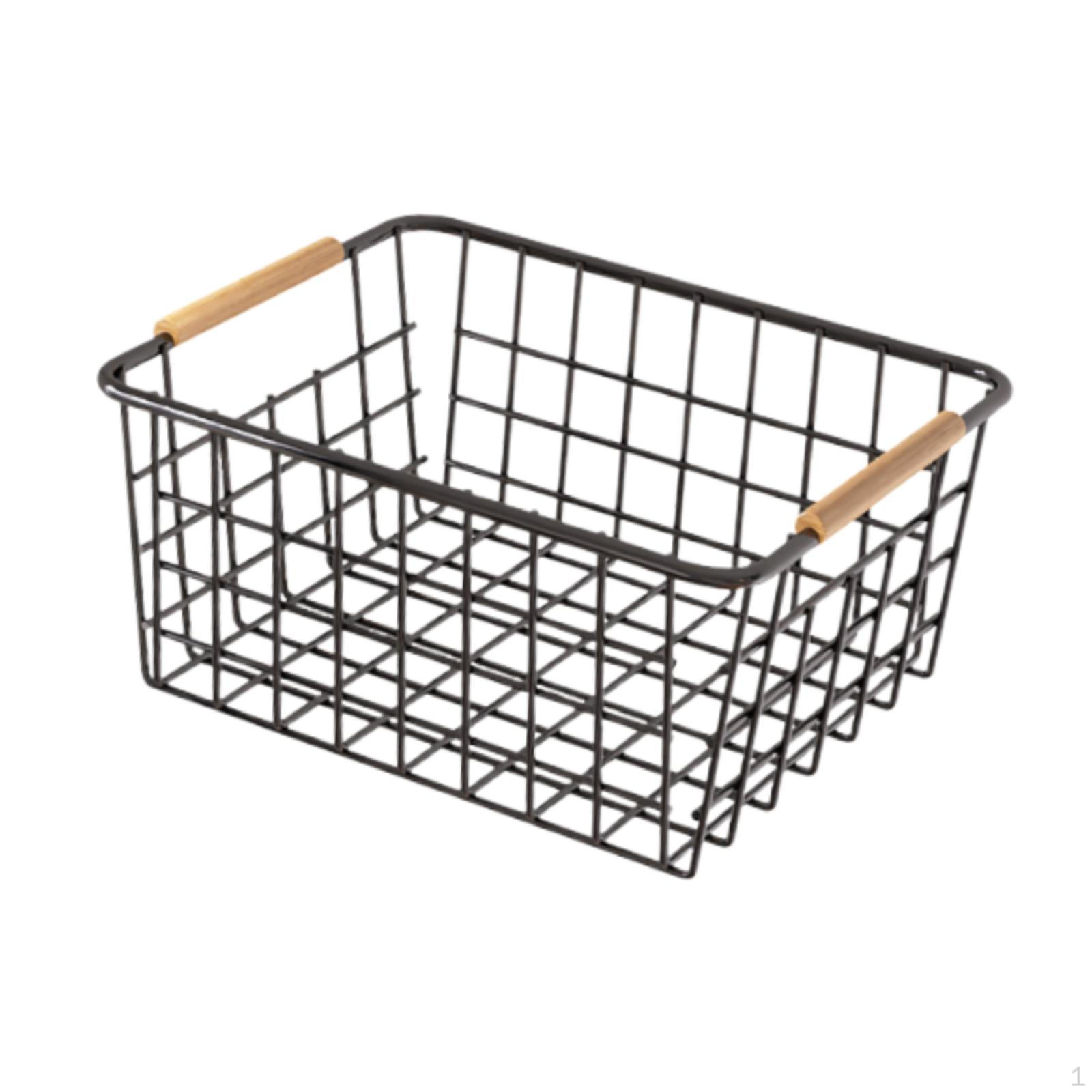 Настольная корзина для хранения портативный удобный органайзер для гардероба мелочи с Black 28x175x12cm 1294₽