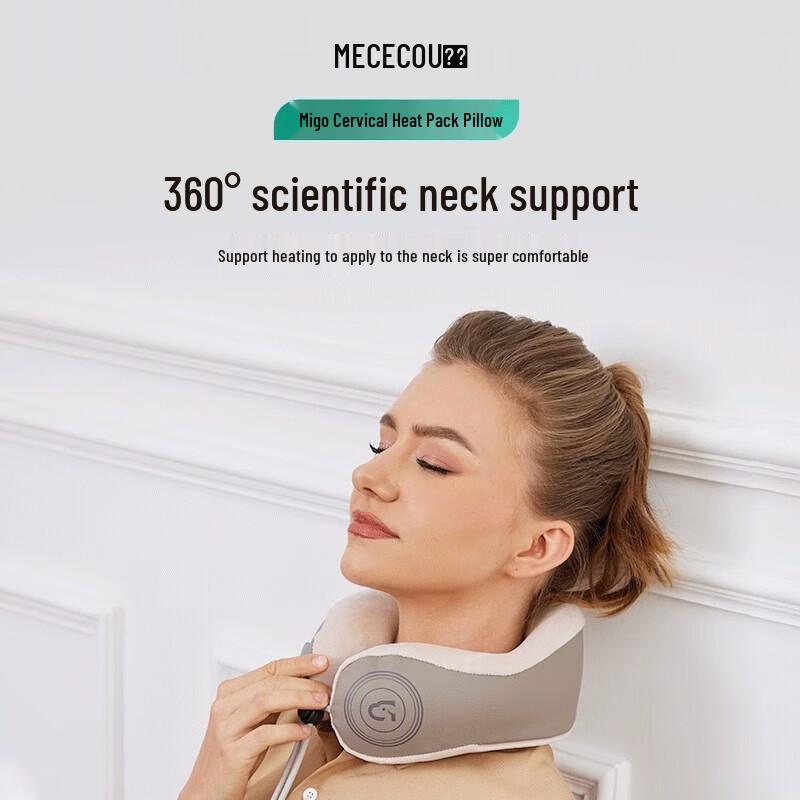 MEEEGOU USB Heated U-Shaped Neck Pillow