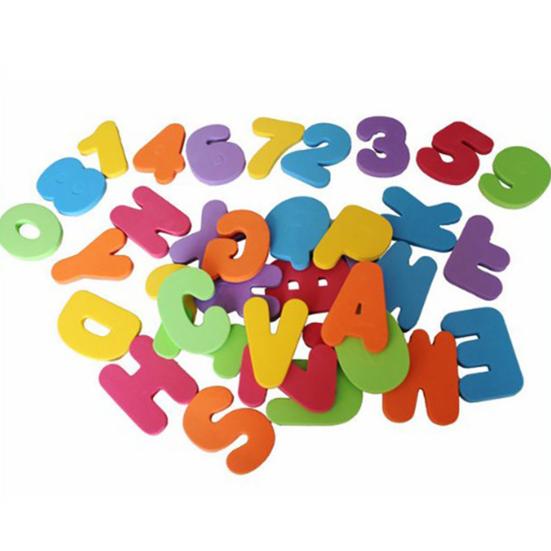 36Pcs/Set Arabic Numbers Toy Eco-friendly Water absorption Foam Educational Kids Toy for Education