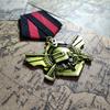 Fictional Diy A Very New Medal Soviet Infantry Medal Of Honor Red And Black Striped Hanging Plate With Double Layer Zinc Alloy Die Casting