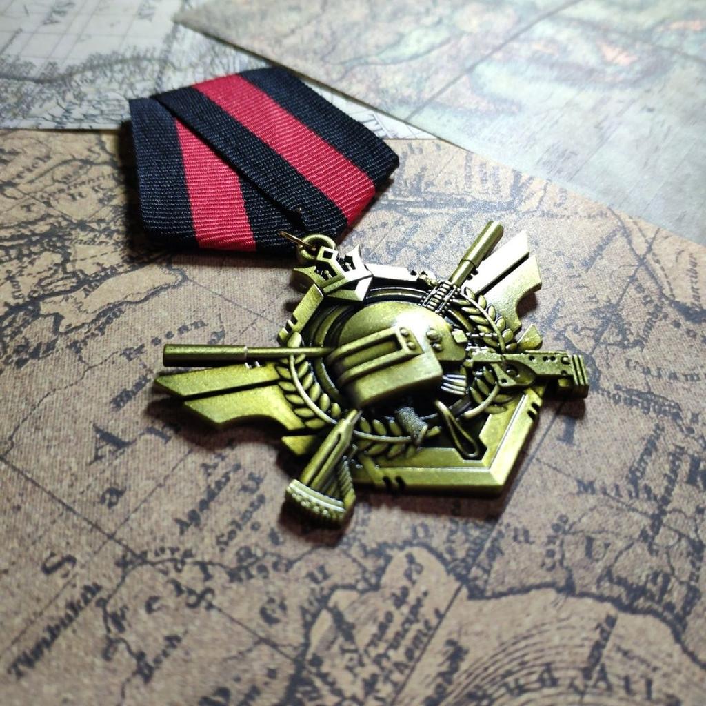 Fictional Diy A Very New Medal Soviet Infantry Medal Of Honor Red And Black Striped Hanging Plate With Double Layer Zinc Alloy Die Casting